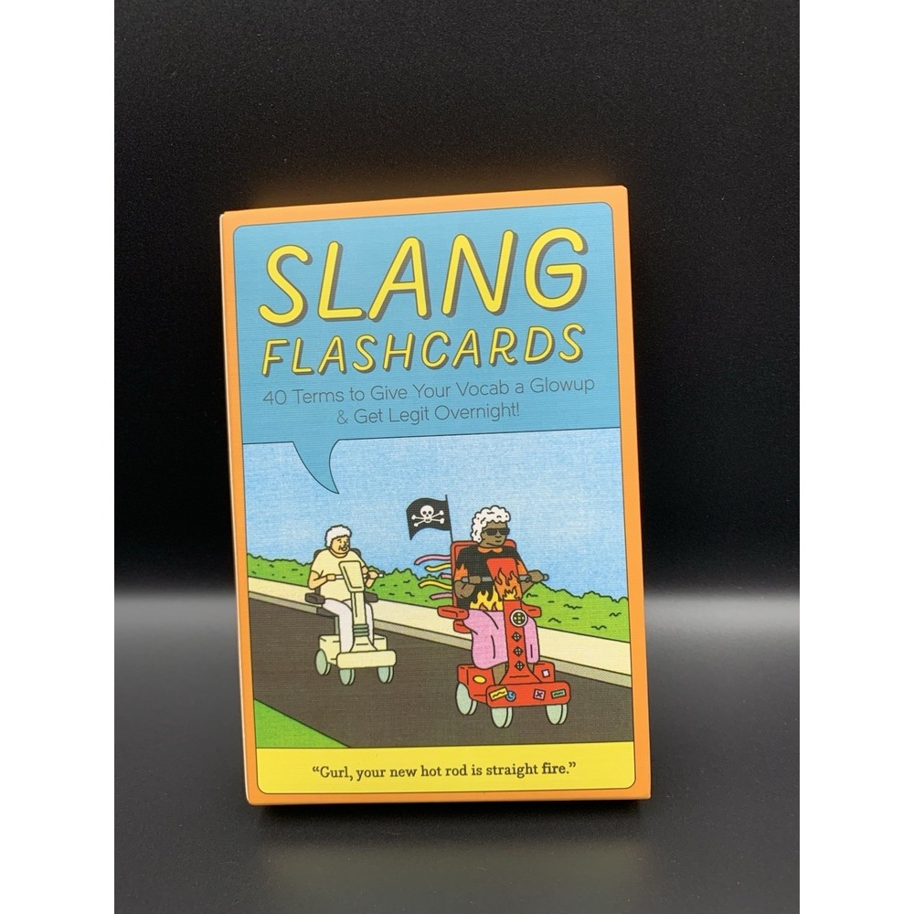 Knock Slang Flashcards Deck, 40 4x6x0.875 inches, (2021 Version)